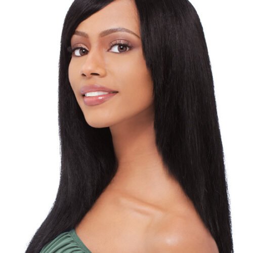 Woman wearing high-quality real human hair wig styled beautifully – Real Human Hair Wigs – Beautyfusionuk