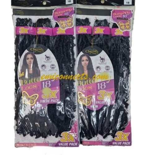 Cherish Butterfly Locs 18"