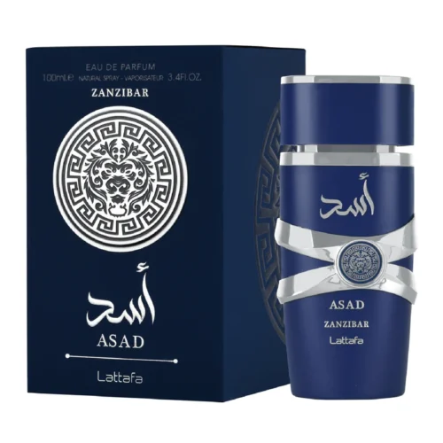 Lattafa Asad Zanzibar 100ml Eau de Parfum – Warm Spicy Long-Lasting Unisex Fragrance