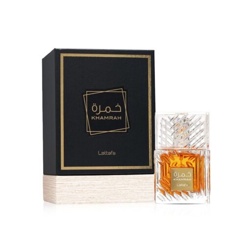 Lattafa Khamrah 100ml EDP – Warm Vanilla, Spicy Amber & Cinnamon Unisex Fragrance
