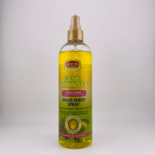 African Pride Braid Sheen Extra Spray Moisturize & Add Shine to Braids -12oz