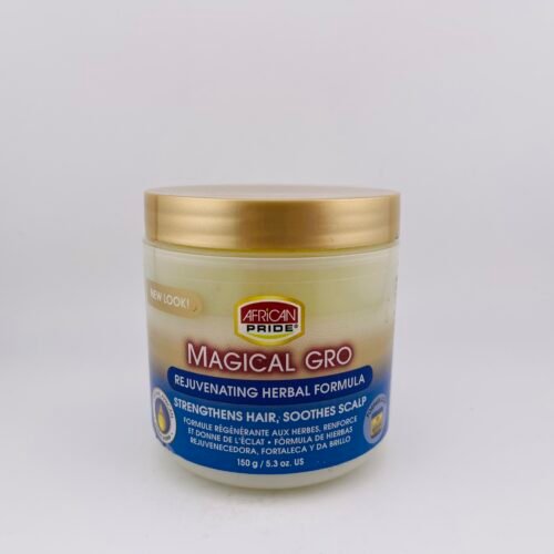 African Pride Magical Gro Rejuvenating Herbal Formula Strengthen & Nourish Hair - 5.3oz