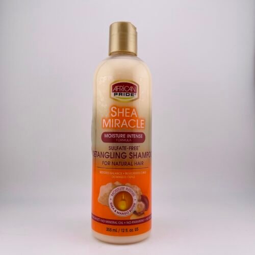 African Pride Shea Butter Miracle Detangling Shampoo Moisturize & Smooth Hair - 335ml