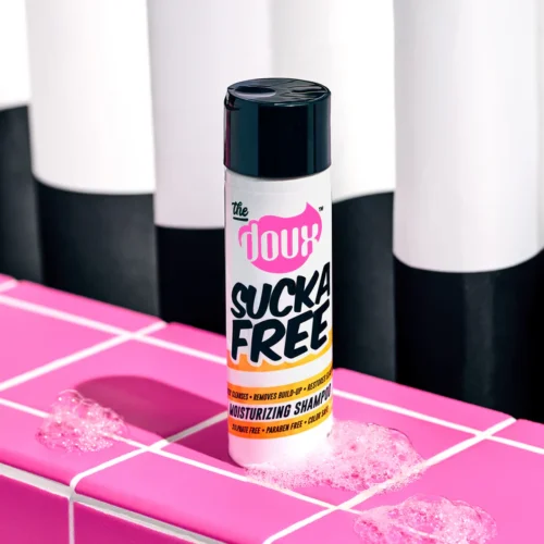 The Doux Sucka Free Moisturizing Shampoo 8oz – Gentle Cleanser for Dry or Textured Hair