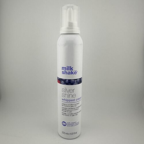 Milk_Shake Silver Shine Whipped Cream 200ml – Leave-In Foam for Blonde Hair