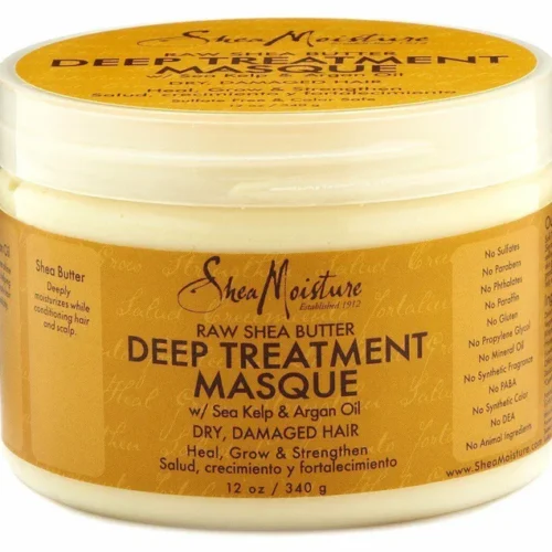 SheaMoisture Raw Shea Butter Deep Treatment Masque 12oz – Repair & Strengthen Hair