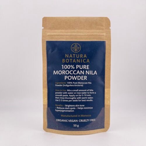 Natura Botanica Moroccan Nila Powder 50g – Organic, Vegan & Cruelty-Free