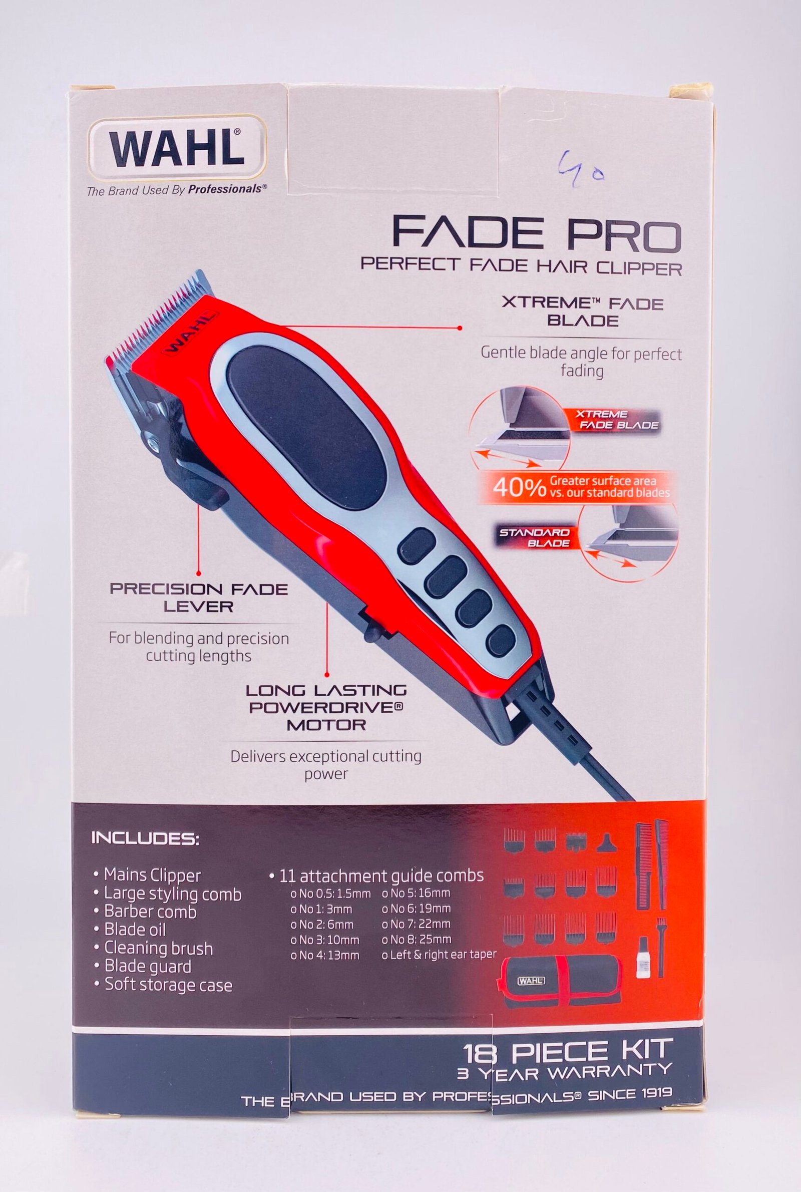 WAHL PROFESSIONAL FADE PRO HAIR CLIPPER FOR MEN'S - Image 2