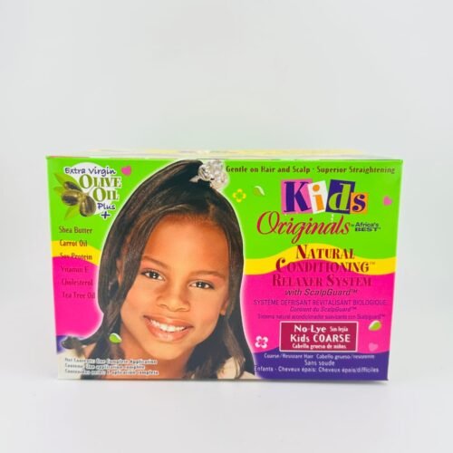 Africa best kids original relaxer kit no lye course