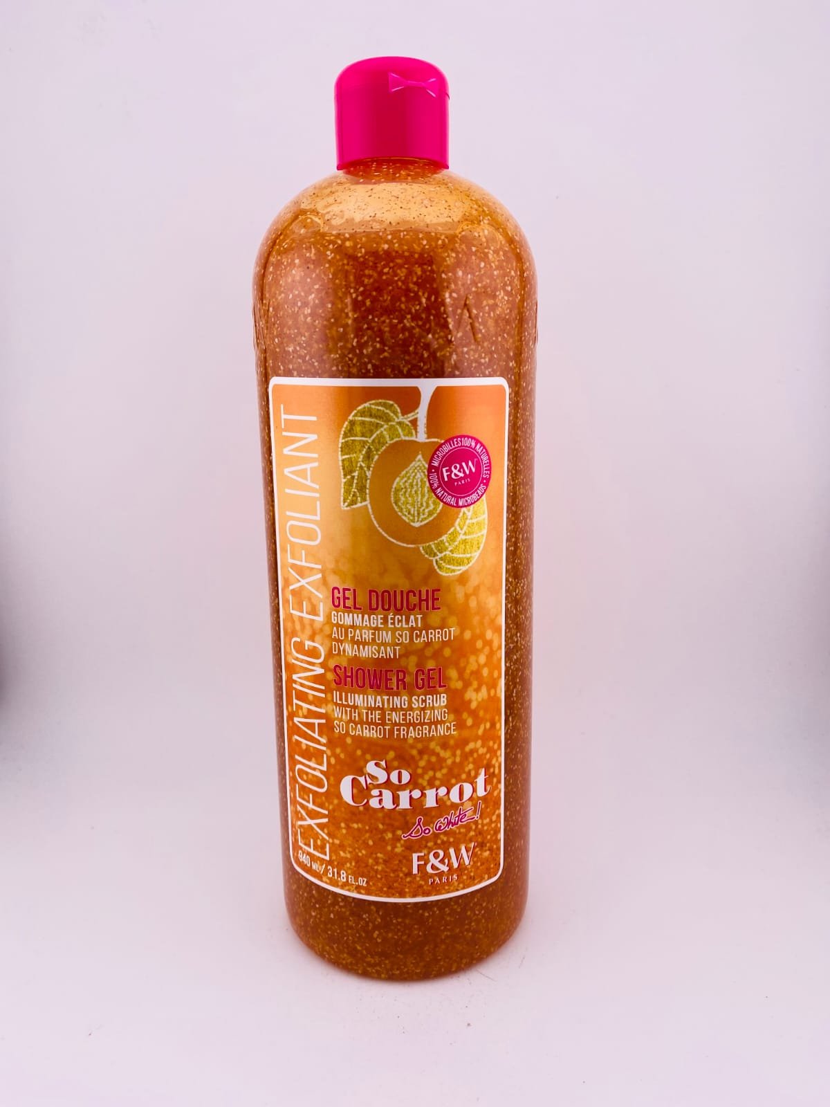 F&W Paris Shower Gel Iluminating Scrub With SO CARROT(940ml) 31.8 fl oz