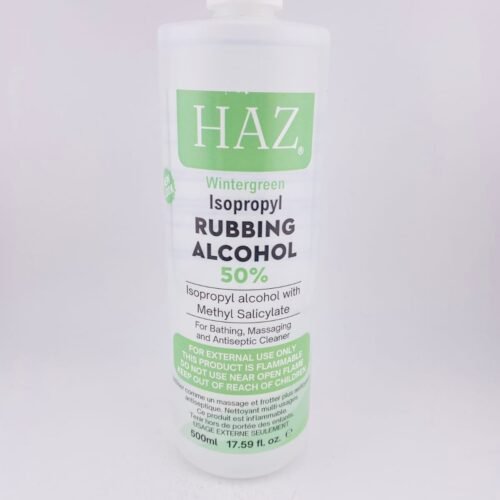 HAZ ISOPROPYL RUBBING ALCOHOL 50%(500ml) 17.4 fl oz