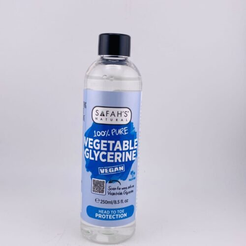 SAFAH’S NATURAL 100% PURE VEGETABLE GLYCERINE VEGAN(250ml) 8.5 fl oz