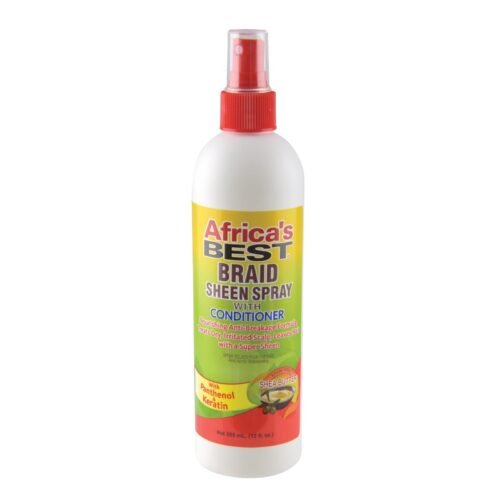 Africa’s BEST BRAID SHEEN SPRAY WITH CONDITIONER(355ml) 12 fl oz