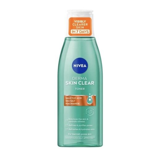 NIVEA DERMA SKIN CLEAR TONER SALICYLIC ACID SEA SALT NIACINAMIDE(200ml) 8.2 fl oz£4.99