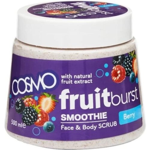 COSMO Fruitburst SMOOTHIE Berry Face & Body SCRUB(500ml) 16.9 fl oz