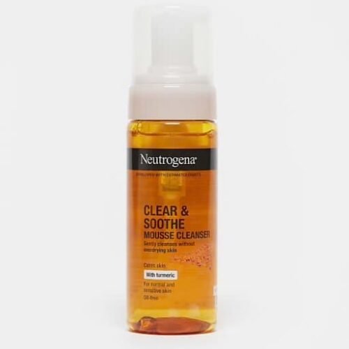 Neutrogena CLEAR & SOOTHE MOUSSE CLEANER With Turmeric(150ml) 7.8 fl oz
