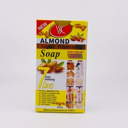 NEW VSC ALMOND Super Whitening Soap Moisturizer & Whitening(250g) 9 fl oz
