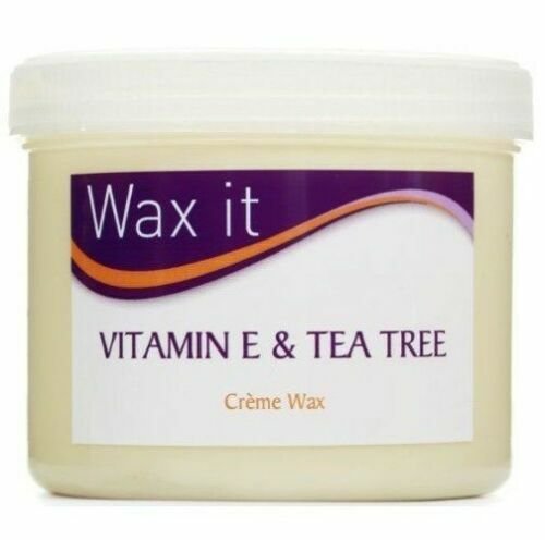 Wax it VITAMIN E & TEA TREE Crème Wax(450g) 16 fl oz