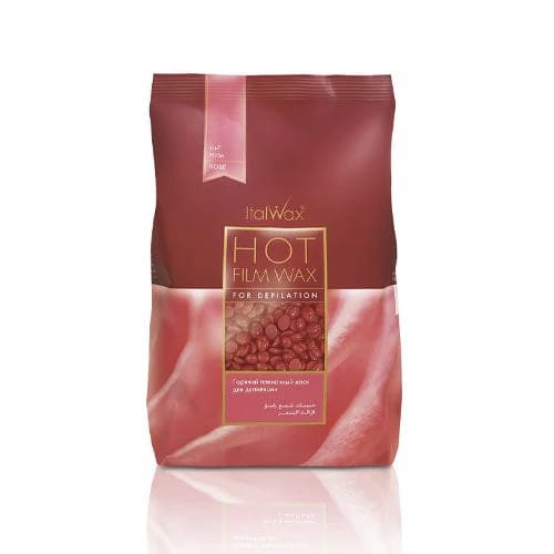 ItalWax HOT FILM WAX FOR DEPILATION ROSE (500g) 17.64 fl oz 1.1 lb
