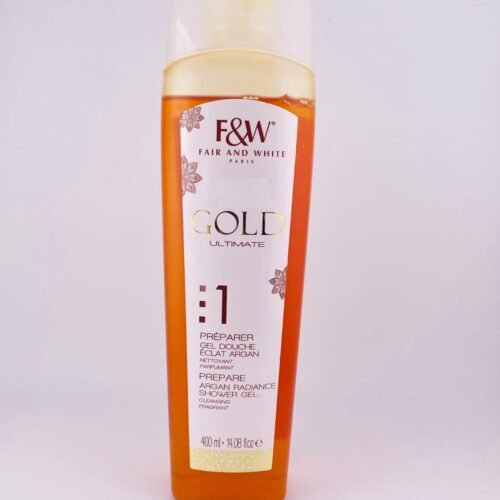 F&W PARIS GOLD ULTIMATE : 1 PREPARE ARGAN RADIANCE SHOWER GEL(400ml) 14.08 fl oz