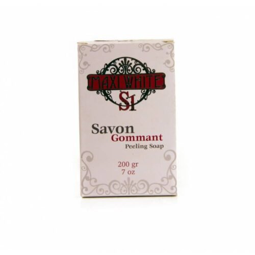 MAXI WHITE S1 Savon Gommant Peeling Soap(200g) 7 oz