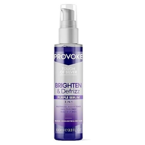 PROVOKE TOUCH OF SILVER BRIGHTEN & Defrizz PURPLE SERUM 3-IN-1