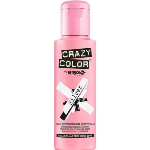 RENBOW CRAZY COLOR Silver no.027 Semi-Permanent hair color cream