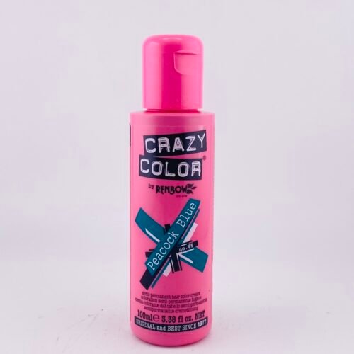 RENBOW CRAZY COLOR Peacock Blue Semi-Permanent hair color cream