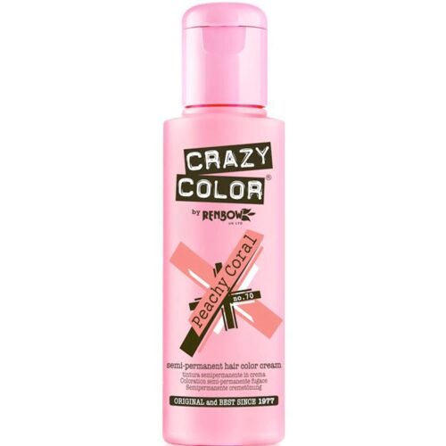 RENBOW CRAZY COLOR Peachy Coral no.70 Semi-Permanent hair colour cream