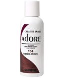CREATIVE IMAGE Adore SIENNA BROWN 104 SEMI-PERMANENT HAIR COLOR