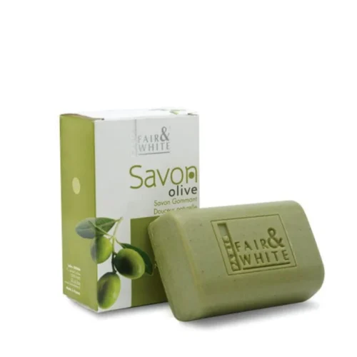 F&W PARIS Savon Olive Exfoliating Soap Natural Softness(200g) 7 oz