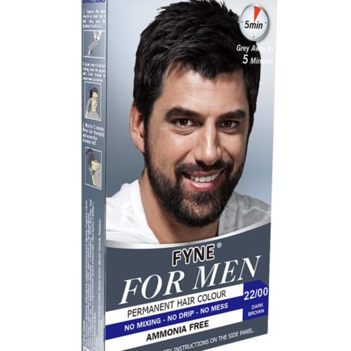 FYNE FOR MEN PERMANENT HAIR COLOUR DARK BROWN