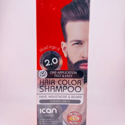 Ican LONDON PERMANENT NATURAL BLACK 2.0 Hair Color Shampoo