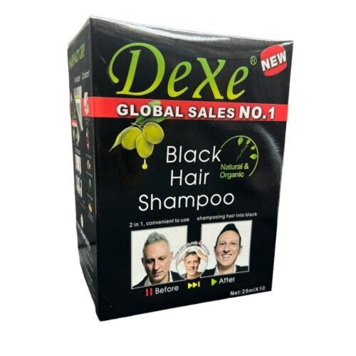 NEW Dexe 2 IN 1 Black Hair Shampoo With Olive Oil
