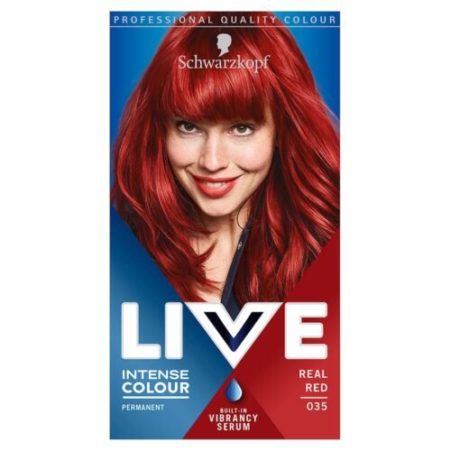 LIVE INTENSE PERMANENT COLOUR REAL RED 035