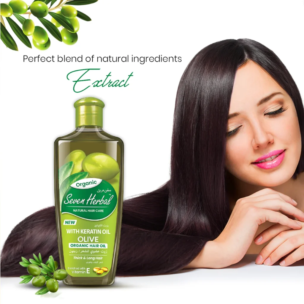 Scalp massage with olive oil for nourishment