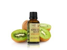 Natural kiwi seeds and kiwi seed oil for beauty ingredient concept