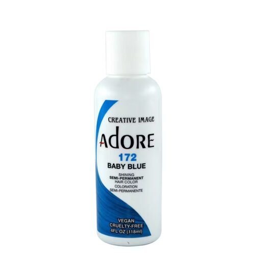 Creative Image Adore Baby Blue 172 Semi‑Permanent Hair Color bottle soft pastel blue shade