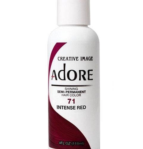 Creative Image Adore Intense Red 71 Semi‑Permanent Hair Color bottle vibrant red shade
