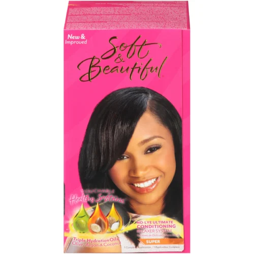 Soft and Beautiful No-Lye Ultimate Conditioning Relaxer System 1 Complete Application