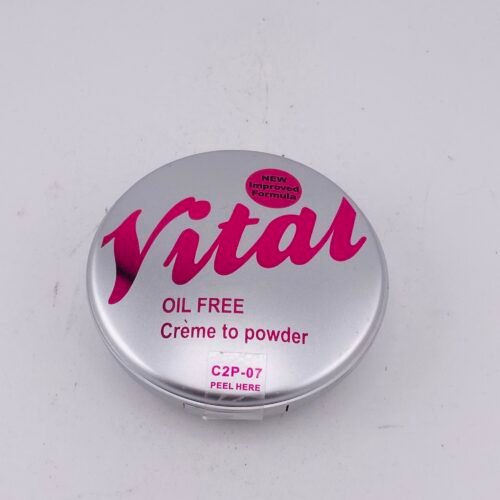 Vital NEW IMPROVED FORMULA OIL FREE Crème to Powder C2P-07 – lightweight oil-free matte face powder