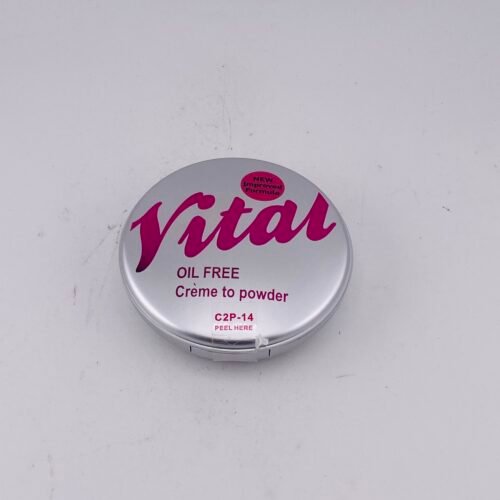 Vital NEW IMPROVED FORMULA OIL FREE Crème to Powder C2P-14 – lightweight oil-free matte face powder