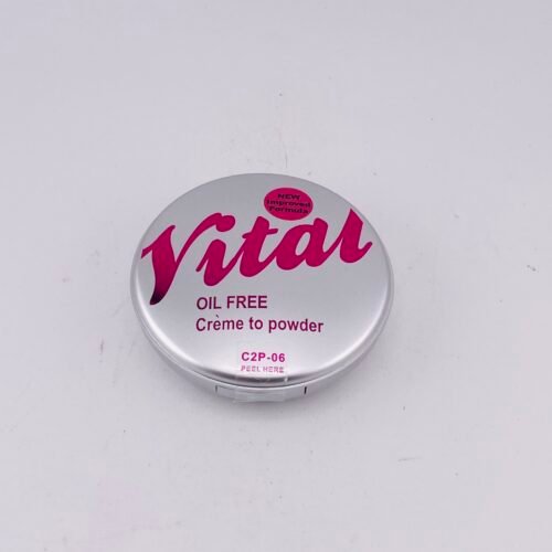 Vital NEW IMPROVED FORMULA OIL FREE Crême to Powder C2P-06 – lightweight oil-free matte face powder