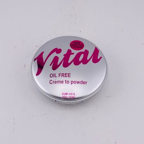 Vital NEW IMPROVED FORMULA OIL FREE Crème to Powder C2P-11/2 – lightweight oil-free matte face powder