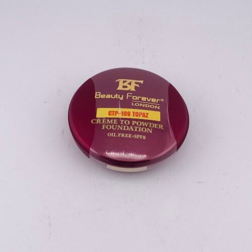 Beauty Forever LONDON CTP-109 TOPAZ Crème to Powder Foundation – oil-free matte foundation with SPF8