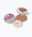 Vital New Improved Formula Pressed Powder PP-06 compact providing smooth matte finish and oil control for long-lasting face makeup.