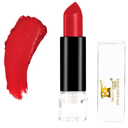 Beauty Forever London Ultra Glossy Lipstick Hot N Sexy No.35 with hydrating formula, bold color, and glossy finish for smooth, radiant lips.