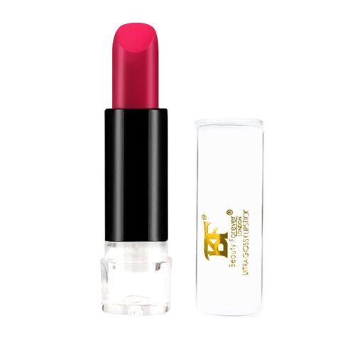 Beauty Forever London Ultra Glossy Lipstick Reckless No.32 with hydrating formula, bold color, and glossy finish for smooth, radiant lips.