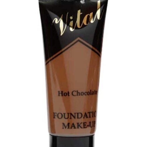 Vital Hot Chocolate Moisturizing Semi-Matt Foundation for smooth, even coverage, hydrated skin, and natural semi-matte finish.