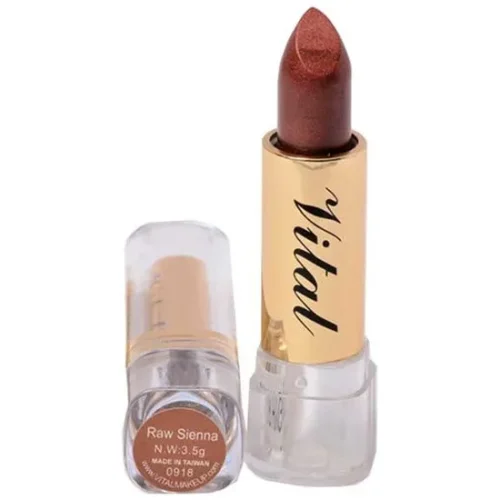 Vital Moisturizing Raw Sienna Lipstick 0918 for warm, hydrating color with a smooth, creamy finish.